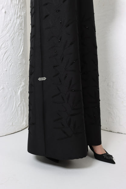 Sandy's Edition Boutique Dubai style Luxury black abaya