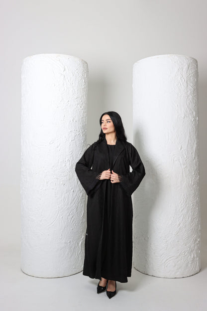 Sandy's Edition Boutique Dubai style Luxury black abaya