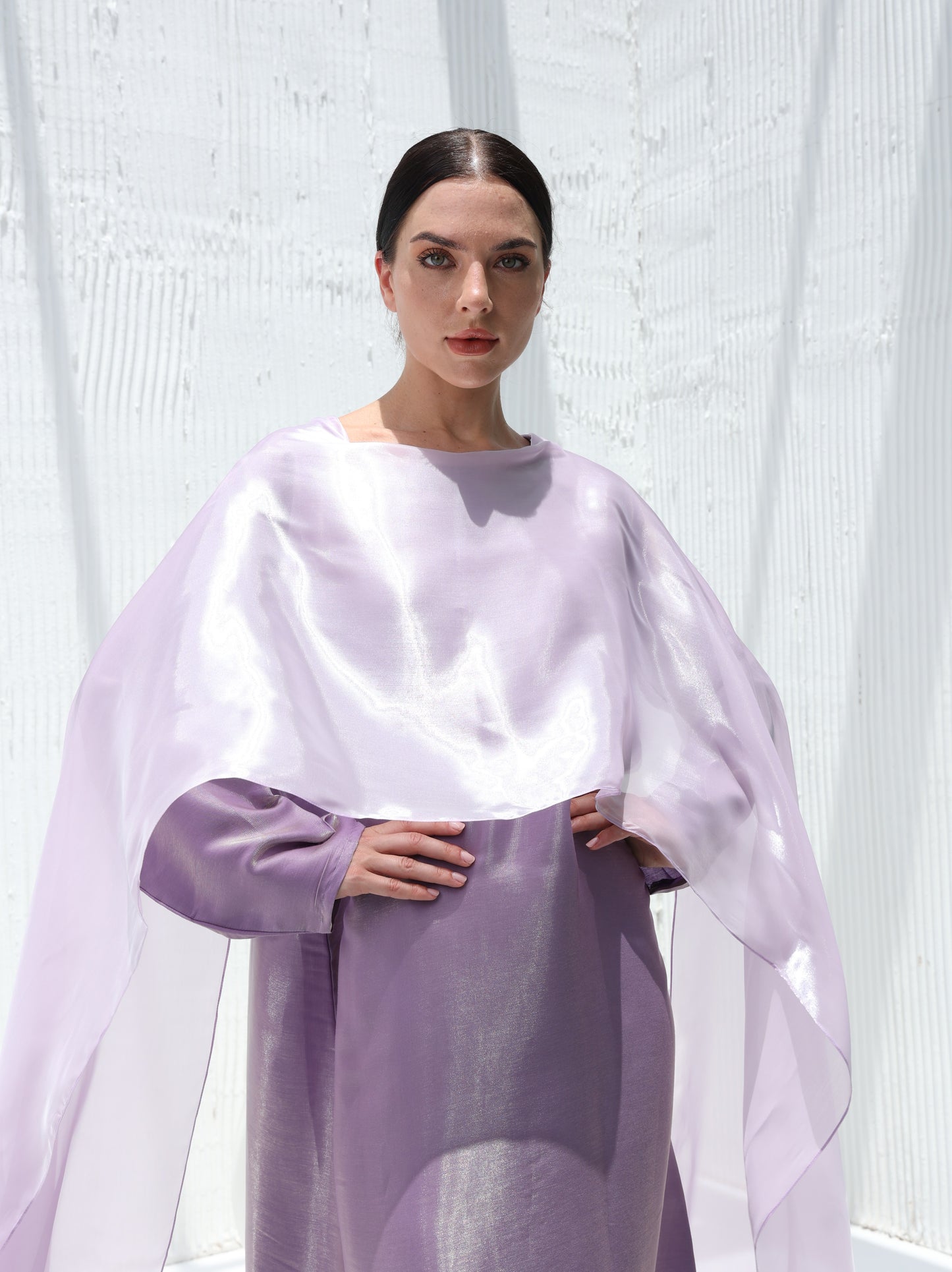 Amethyst Drape Abaya -Sandy's Edition Boutique