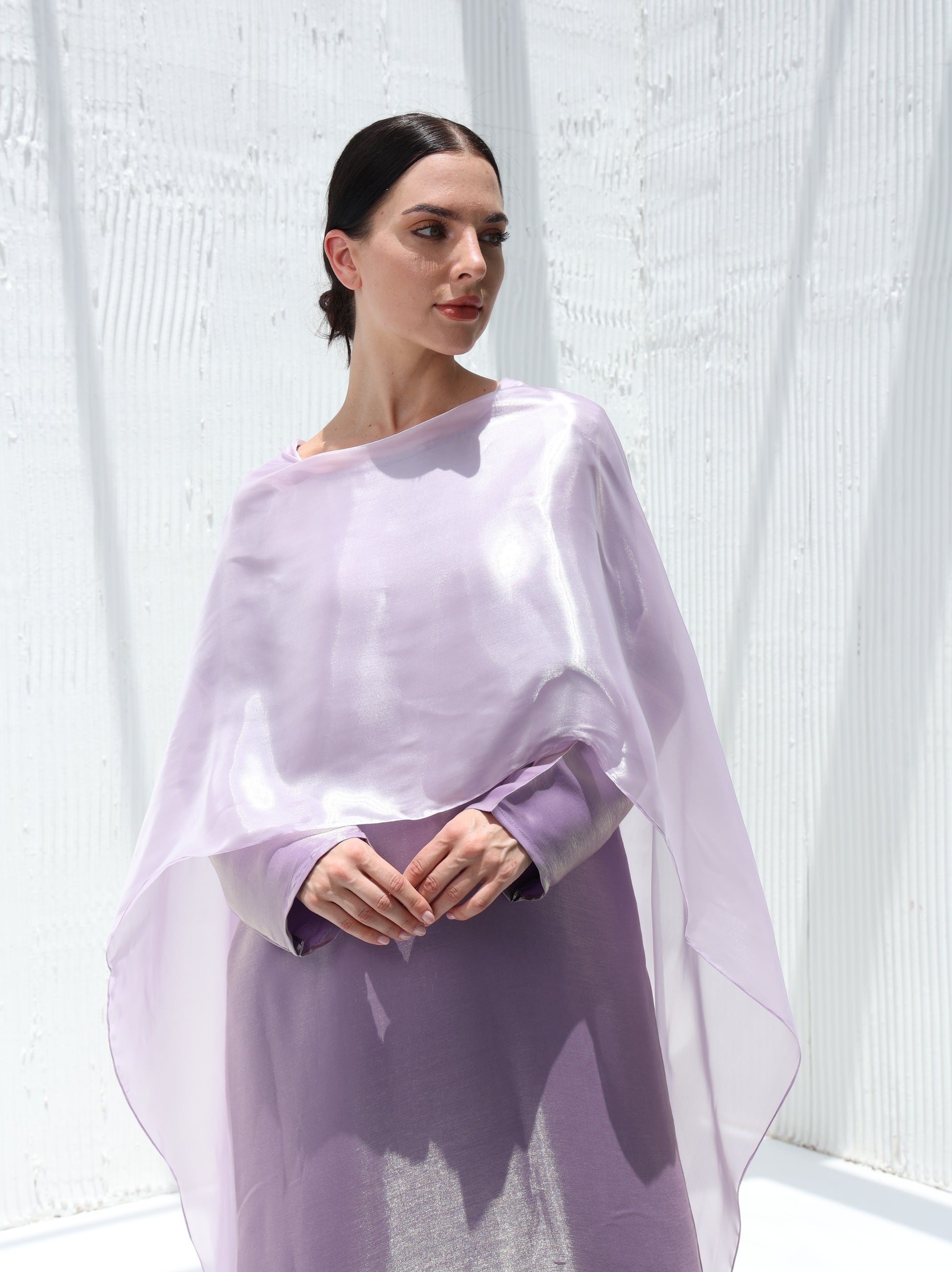 Amethyst Drape Abaya -Sandy's Edition Boutique