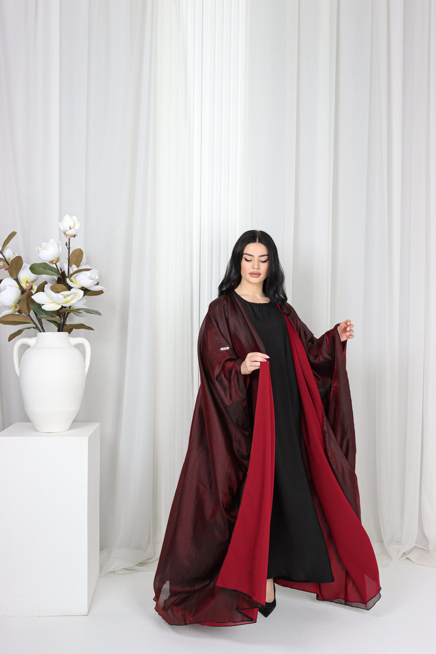 Sandy's Edition Boutique Dubai style Luxury colored abaya