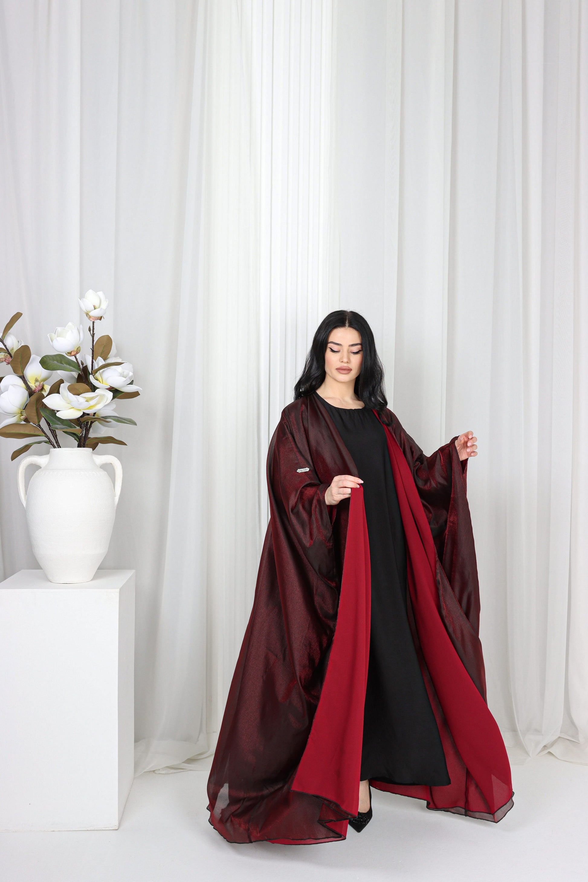 Sandy's Edition Boutique Dubai style Luxury colored abaya