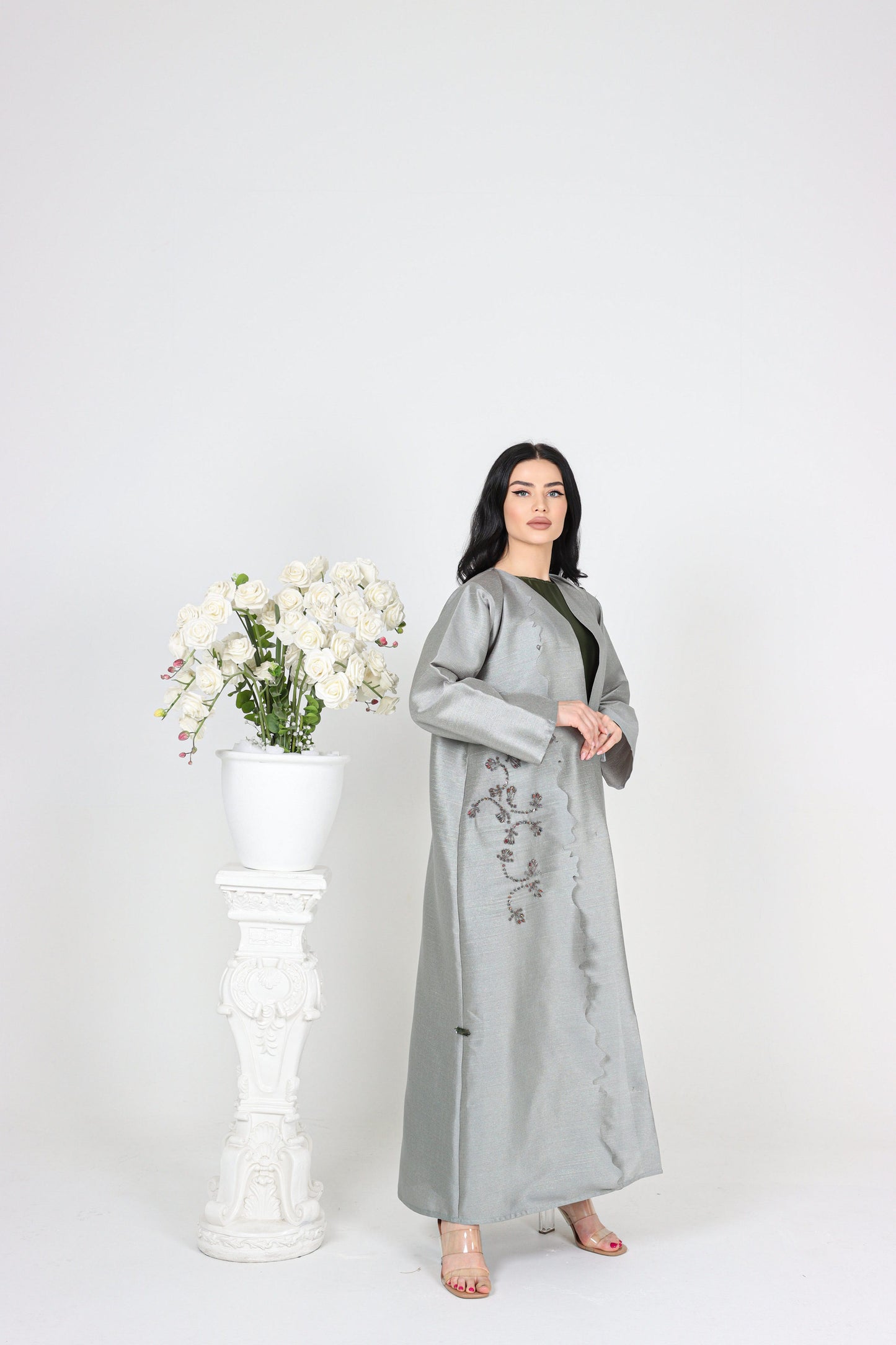 Sandy's Edition Boutique Dubai style Luxury colored abaya