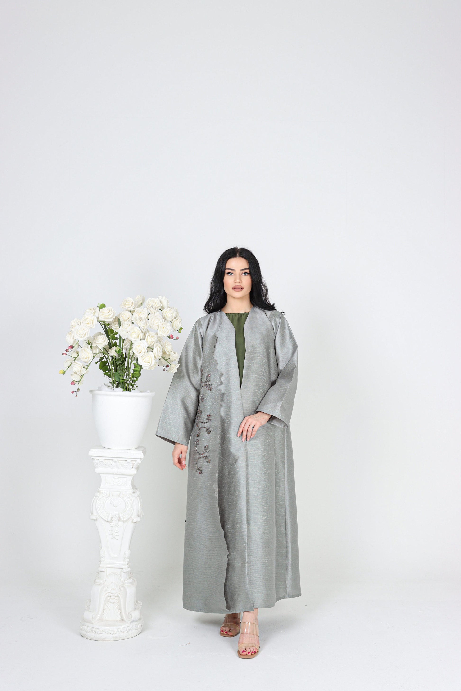 Sandy's Edition Boutique Dubai style Luxury colored abaya