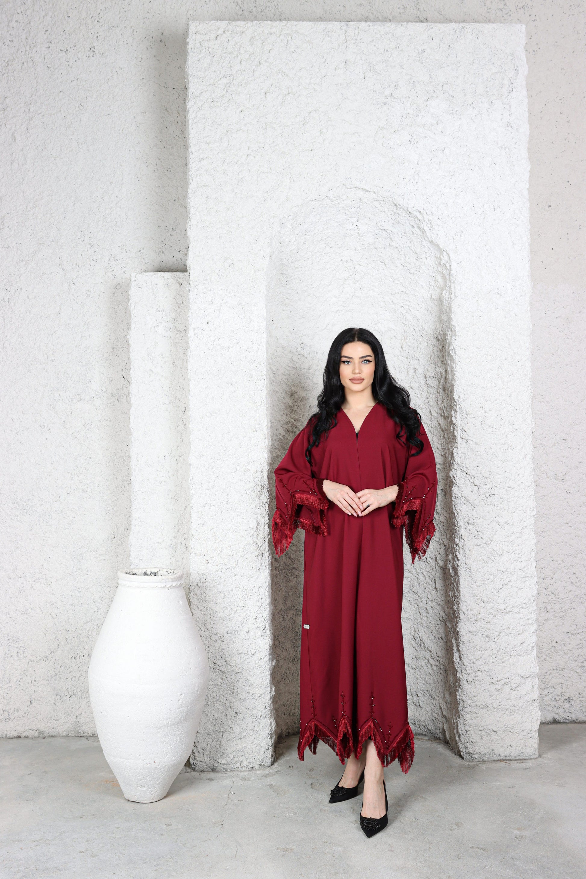 Sandy's Edition Boutique Dubai style Luxury colored abaya