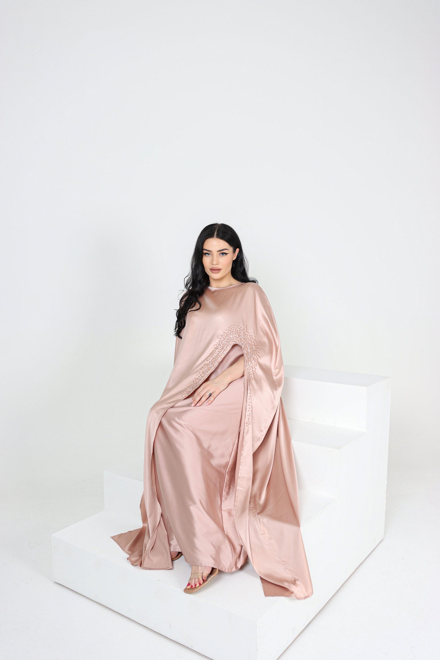 Sandy's Edition Boutique Dubai style Luxury colored abaya