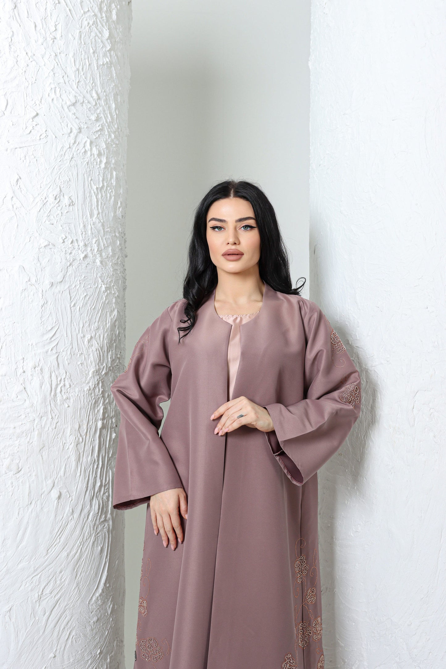 Sandy's Edition Boutique Dubai style Luxury colored abaya