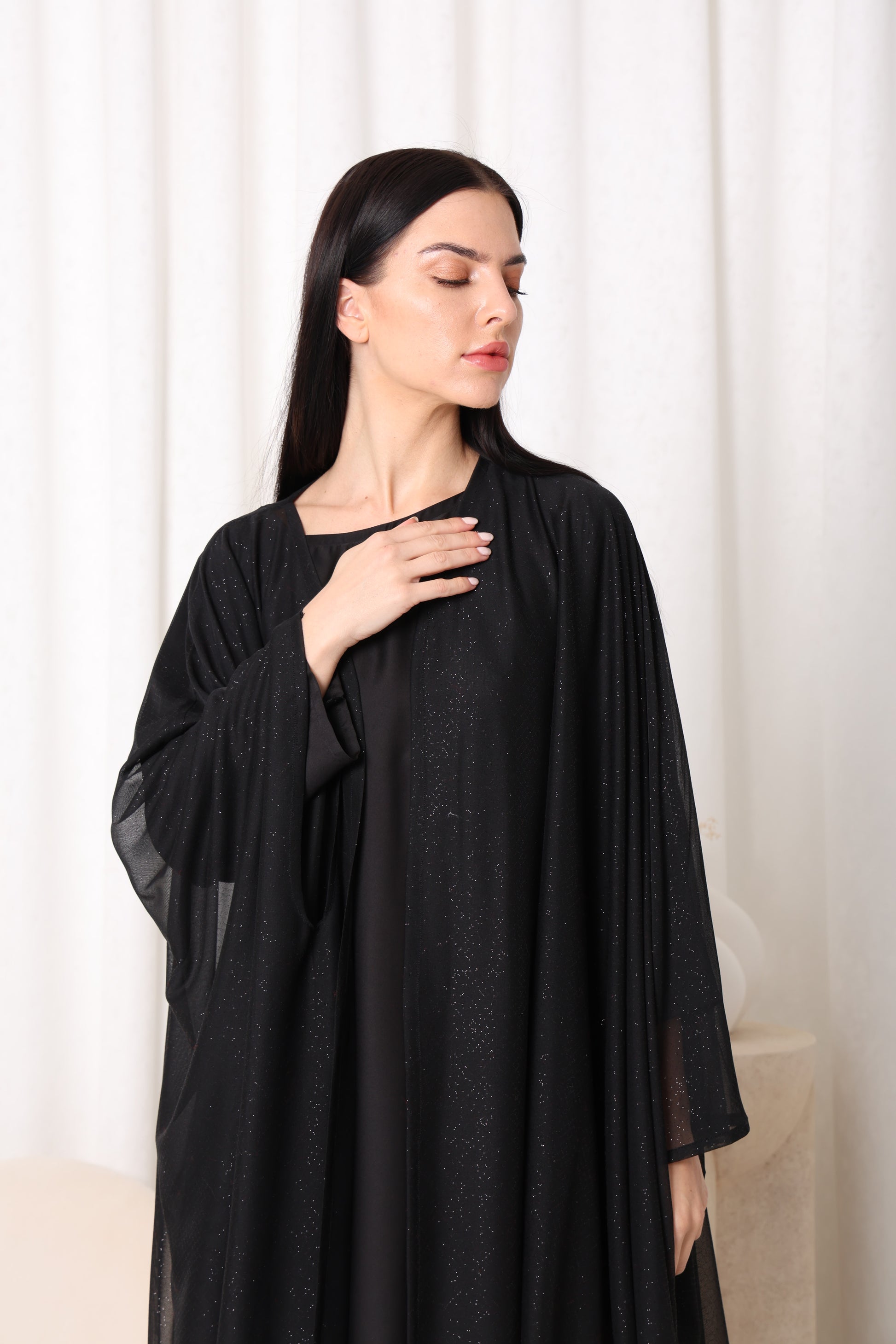 Black Galaxy Abaya-Sandy's Edition Boutique