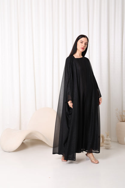 Black Galaxy Abaya-Sandy's Edition Boutique