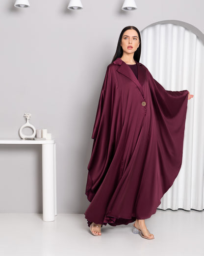  Magenta Flow Abaya- Sandy's Edition Boutique