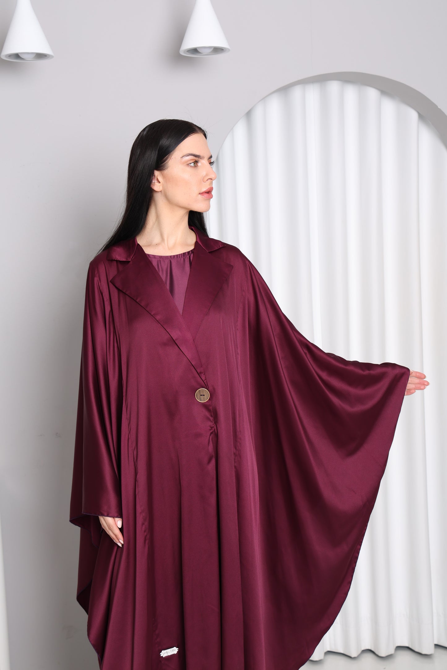  Magenta Flow Abaya- Sandy's Edition Boutique