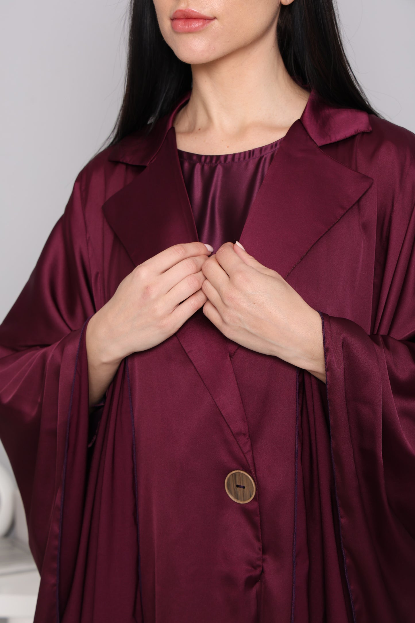  Magenta Flow Abaya- Sandy's Edition Boutique