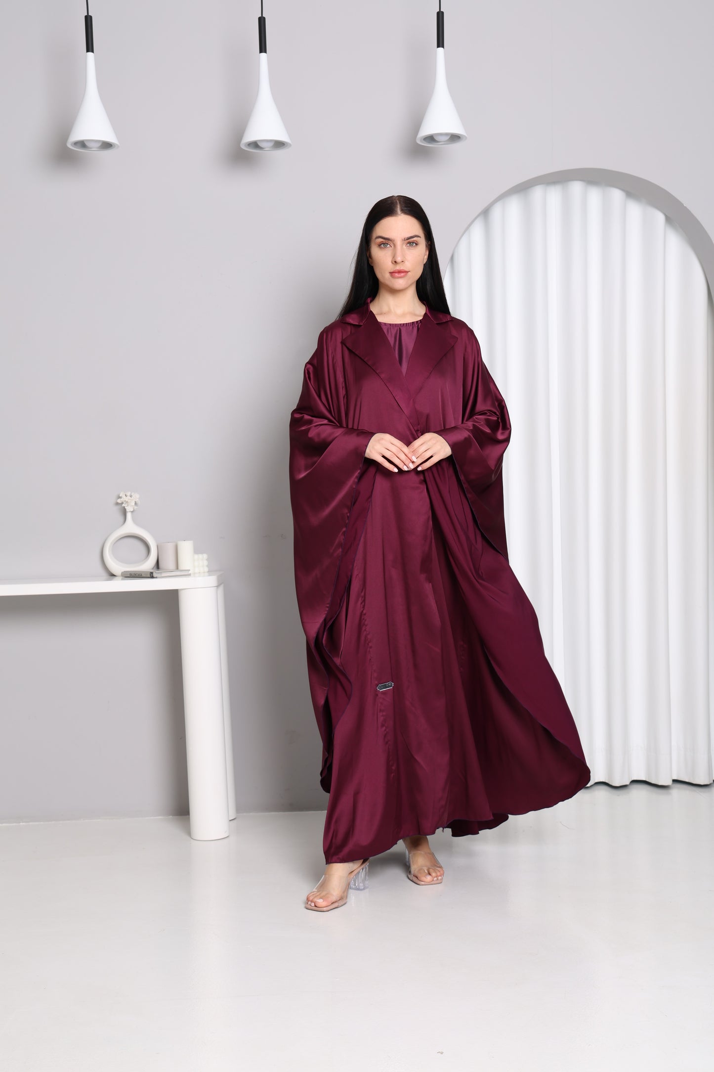  Magenta Flow Abaya- Sandy's Edition Boutique