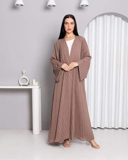 Mocha Sparkle Abaya-Sandy's Edition Boutique