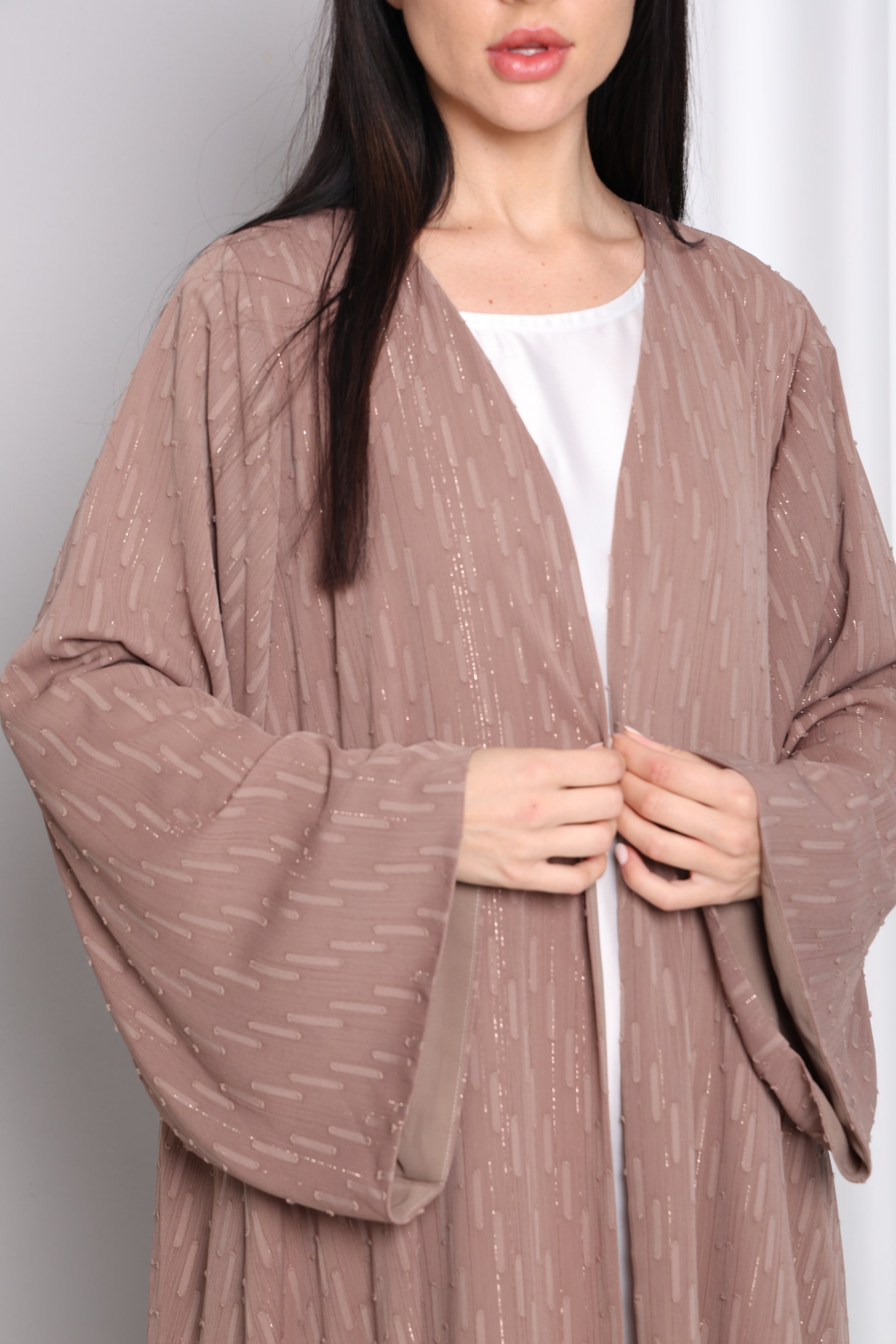 Mocha Sparkle Abaya-Sandy's Edition Boutique