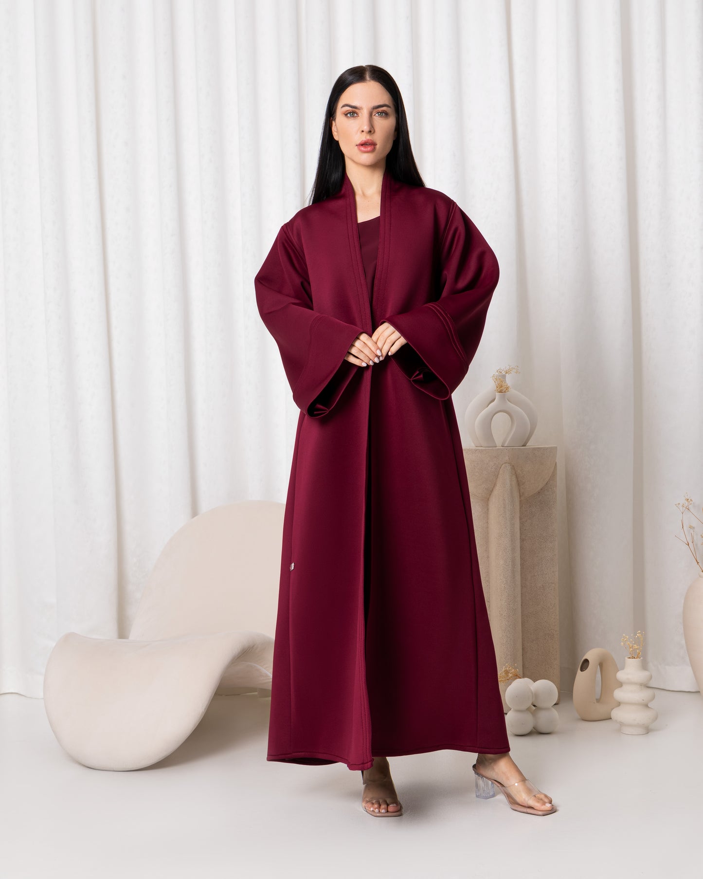  Ruby Neoprene Abaya-Sandy's Edition Boutique