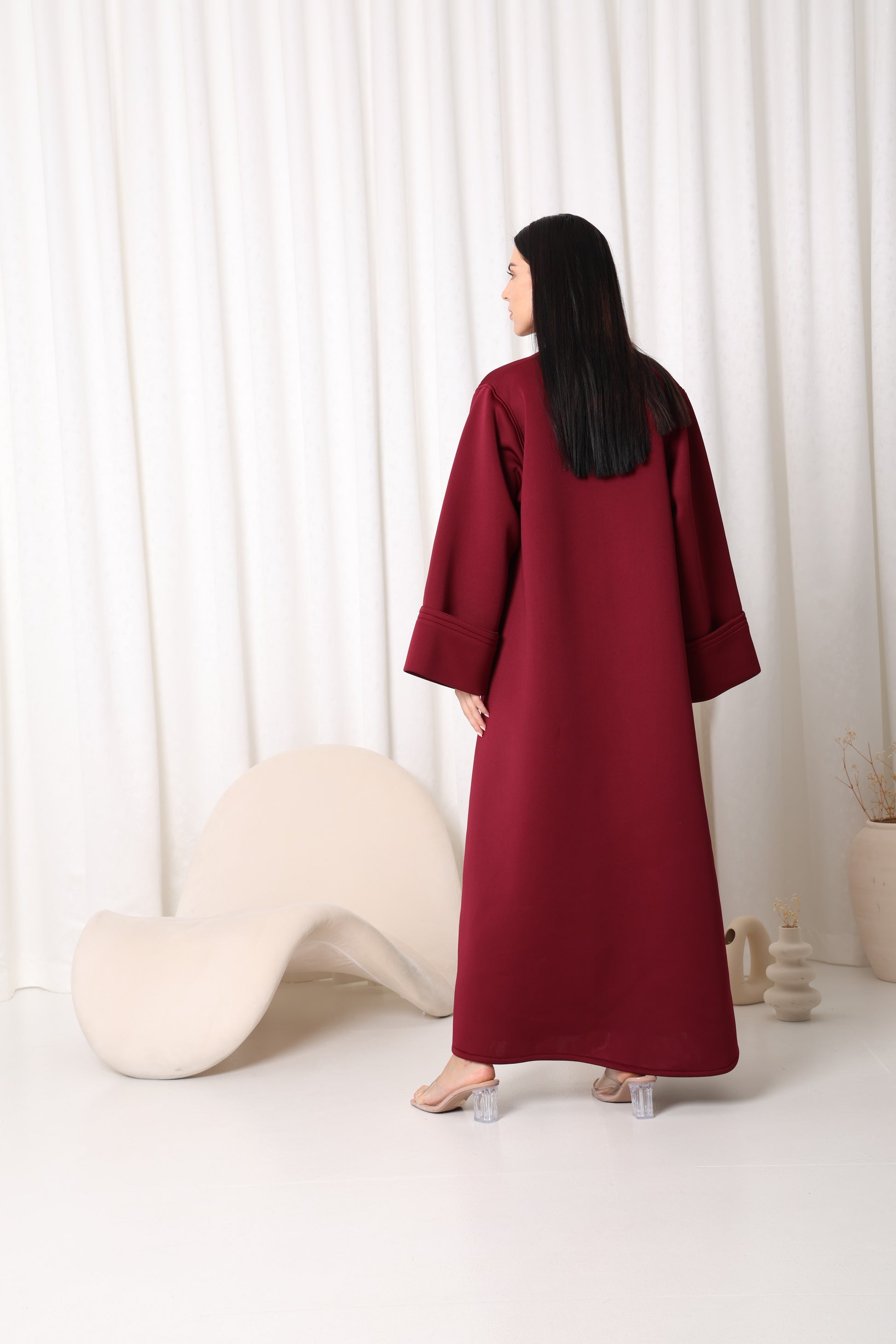  Ruby Plush Abaya-Sandy's Edition Boutique