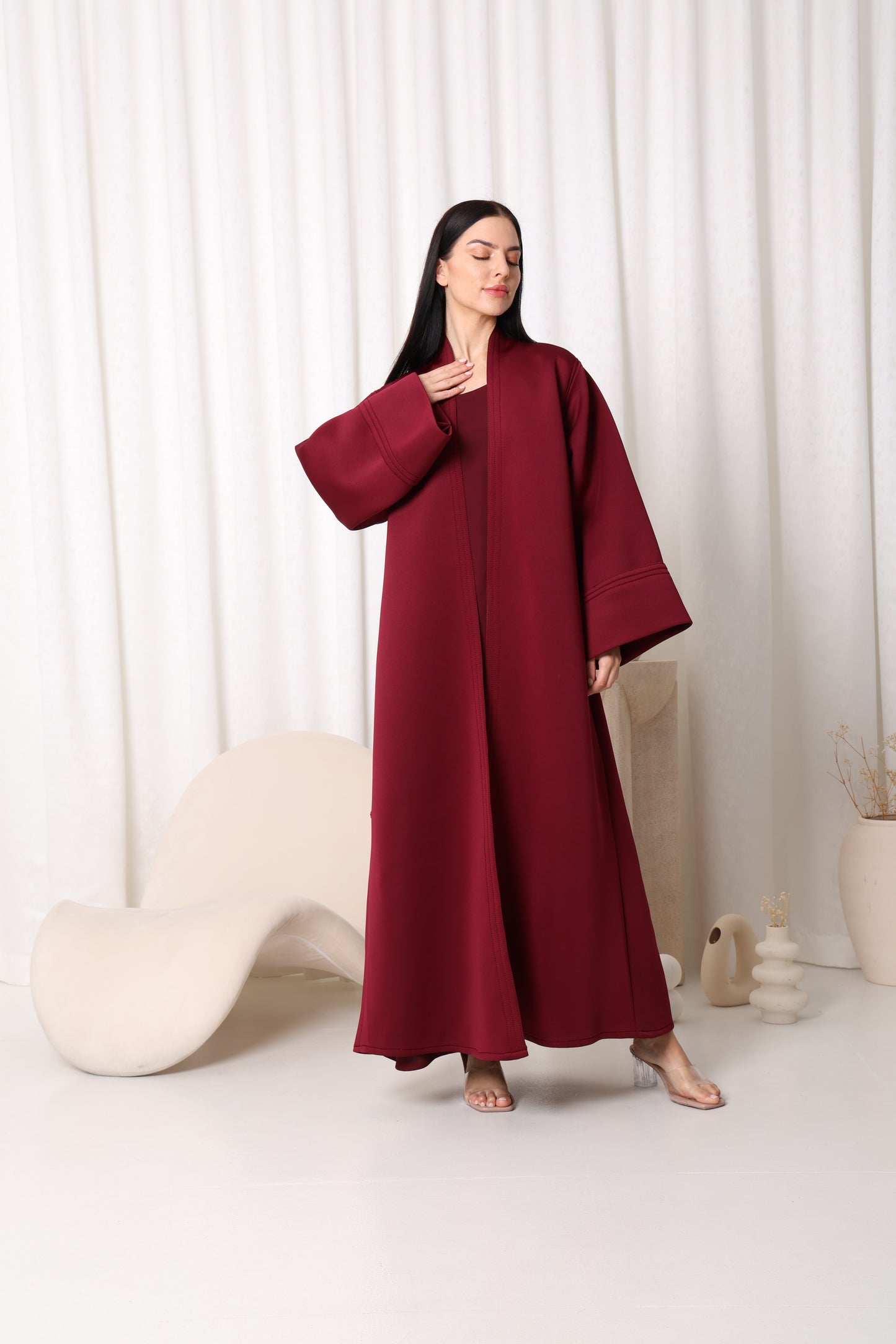  Ruby Plush Abaya-Sandy's Edition Boutique