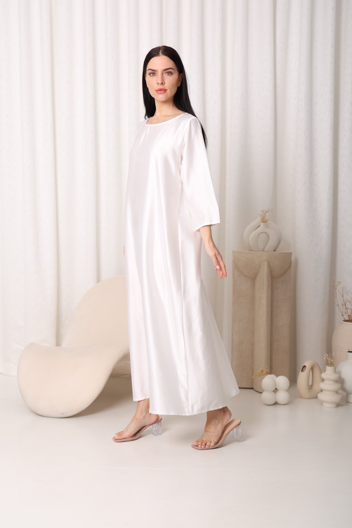 White Abaya Underdress Sandy's Edition 