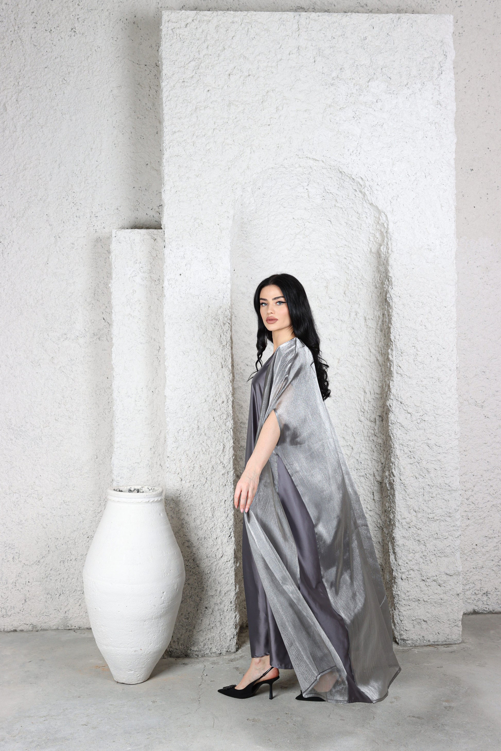 Sandy's Edition Boutique Dubai style Luxury colored abaya