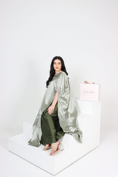 Sandy's Edition Boutique Dubai style Luxury colored abaya