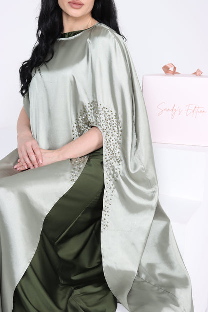 Sandy's Edition Boutique Dubai style Luxury colored abaya