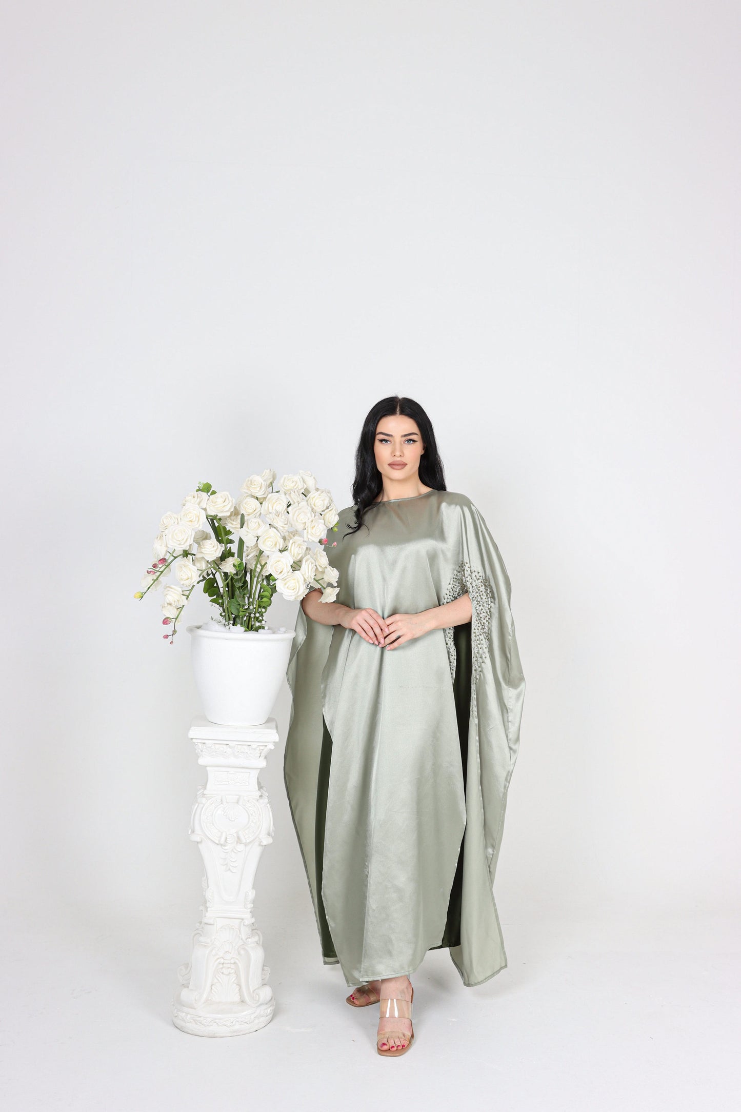 Sandy's Edition Boutique Dubai style Luxury colored abaya