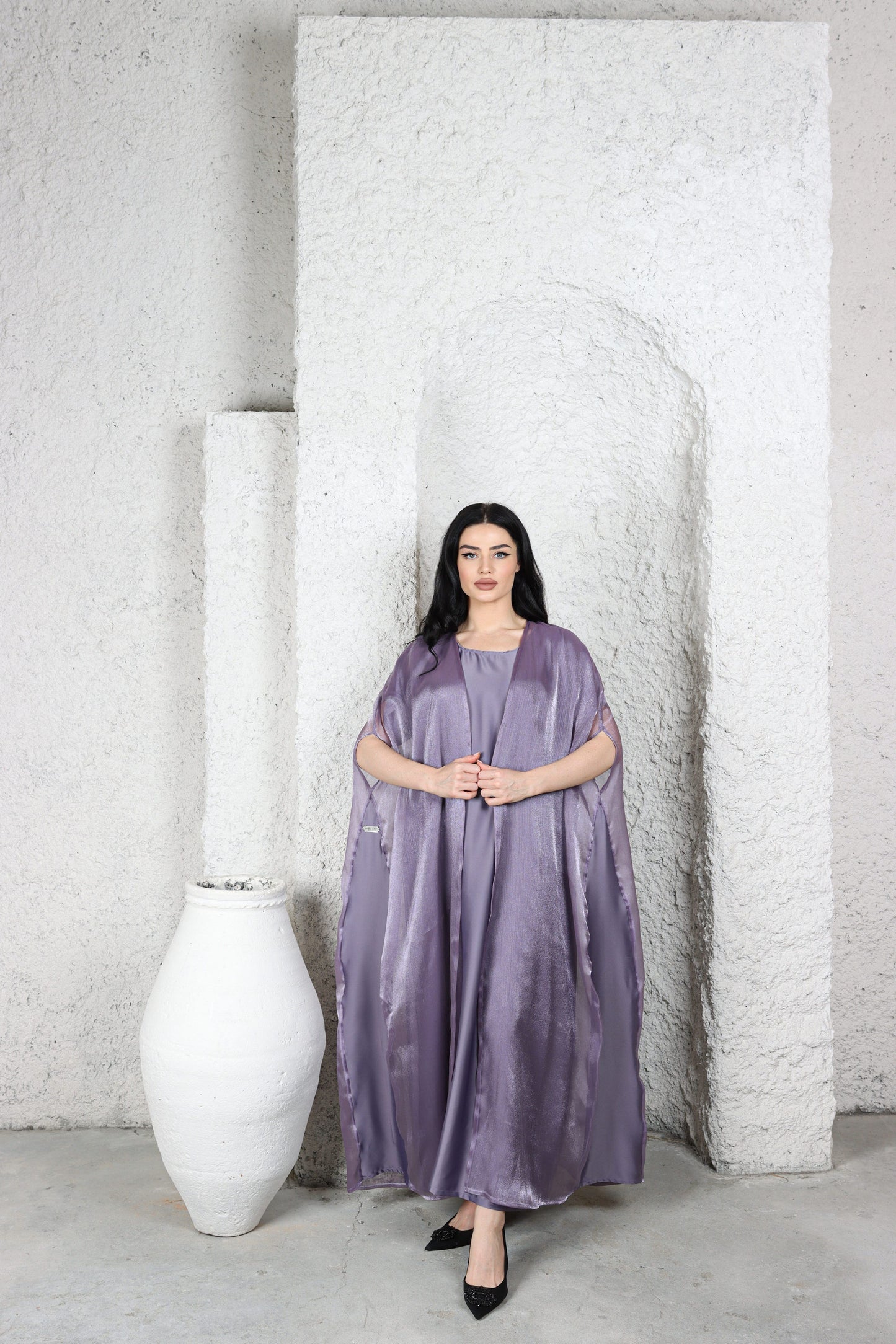 Sandy's Edition Boutique Dubai style Luxury colored abaya